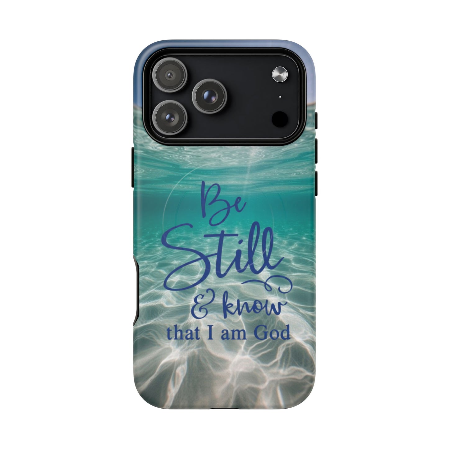 iPhone Tough Magnetic Case — "God Guides and Strengthens You" Angel Feathers Design