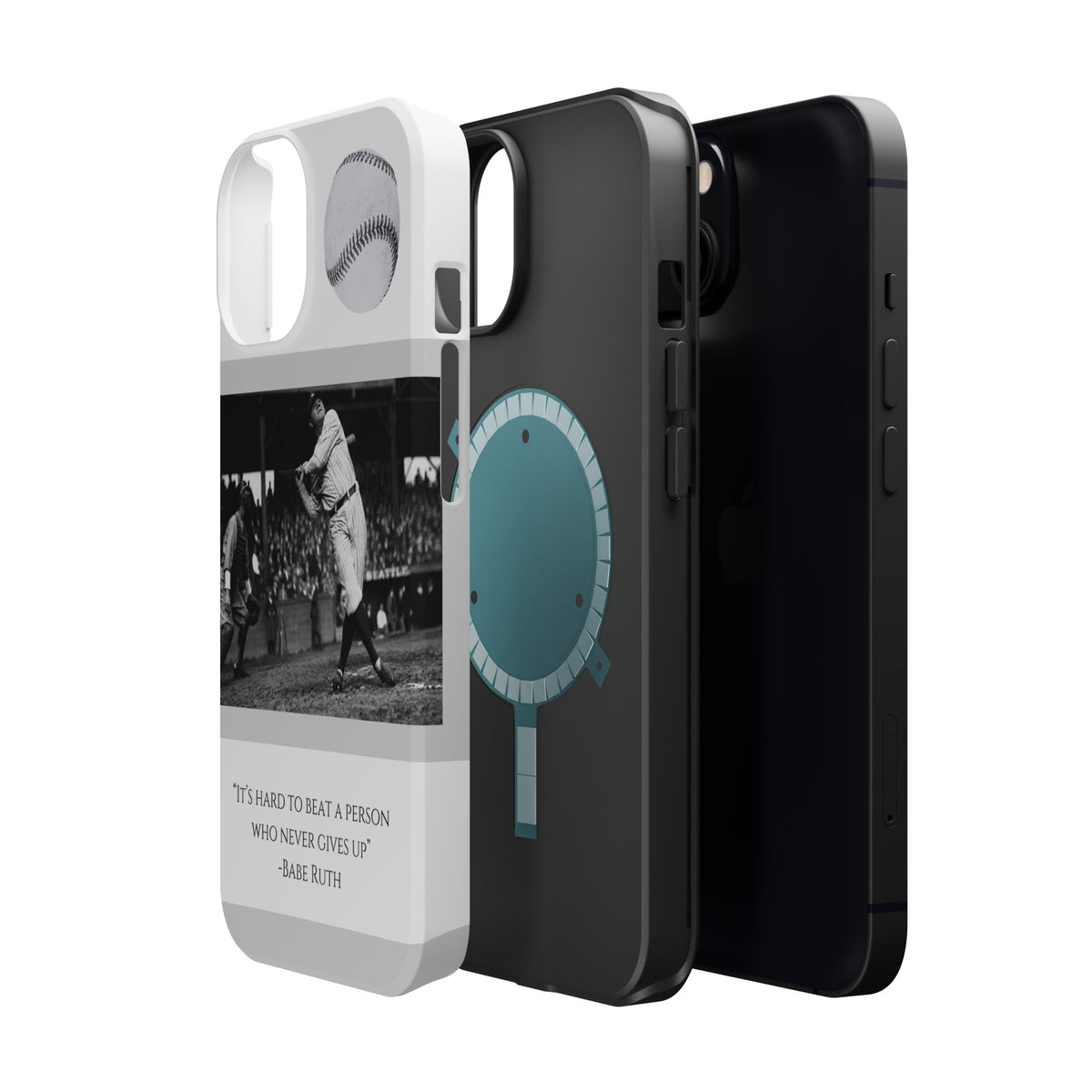 Babe Ruth Baseball Quote Phone Case — Magnetic Impact-Resistant Cover