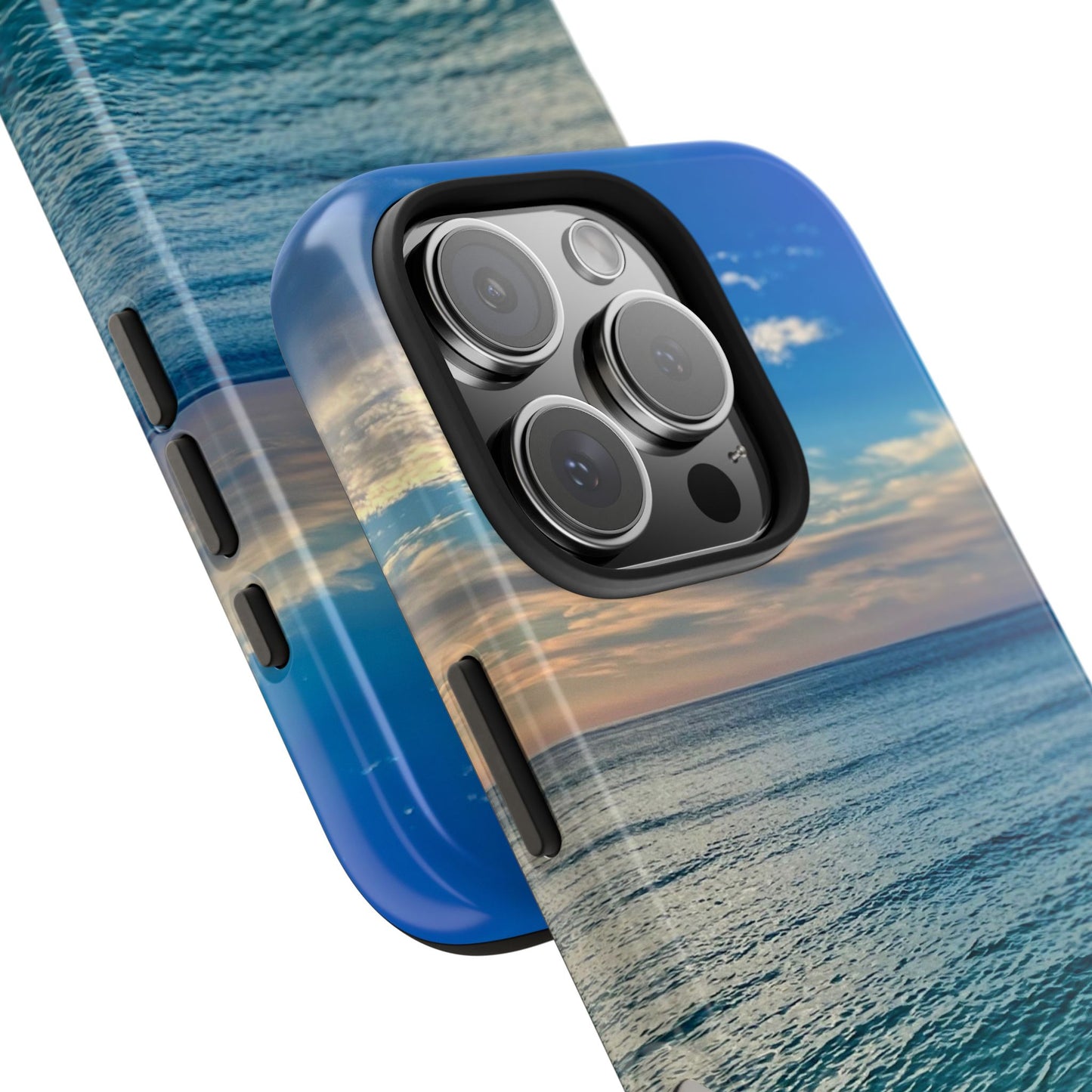 Coastal Waves Tough Phone Case — Beach Pier Sea Shore Protective Cover