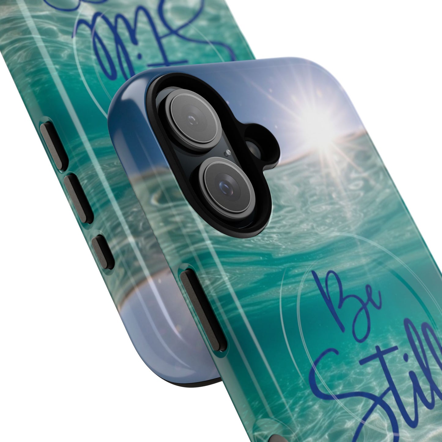 iPhone Tough Magnetic Case — "God Guides and Strengthens You" Angel Feathers Design
