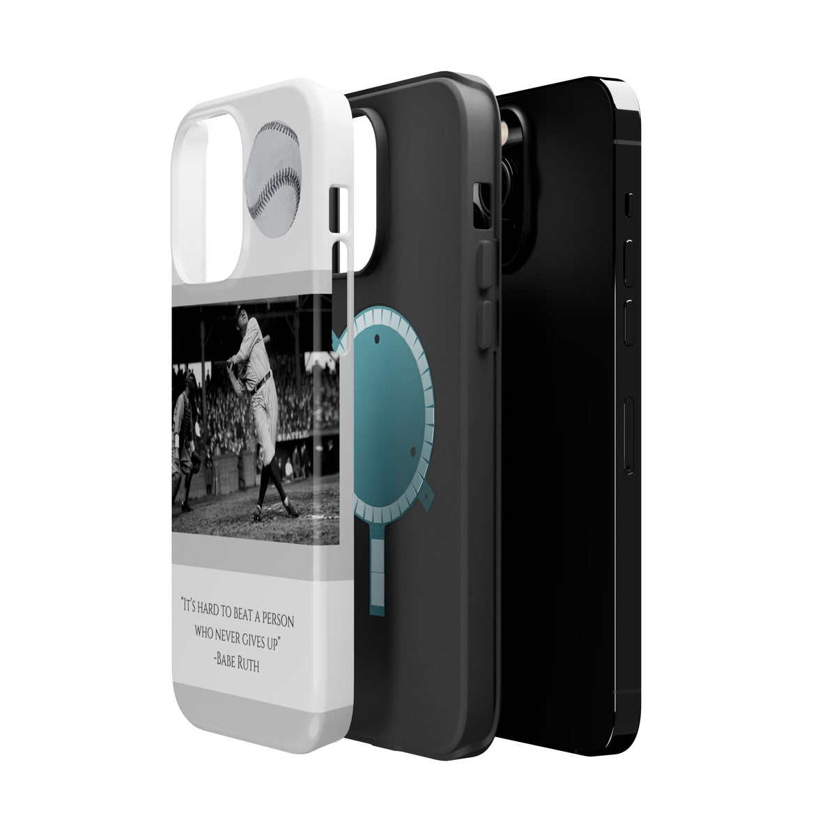 Babe Ruth Baseball Quote Phone Case — Magnetic Impact-Resistant Cover