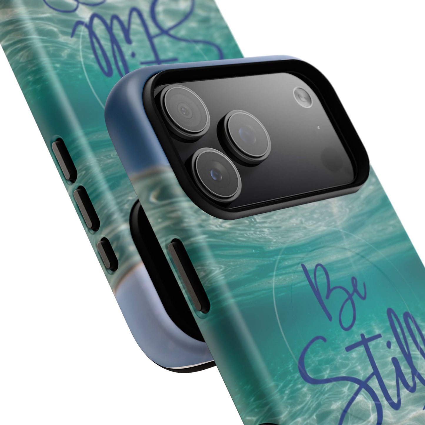 iPhone Tough Magnetic Case — "God Guides and Strengthens You" Angel Feathers Design