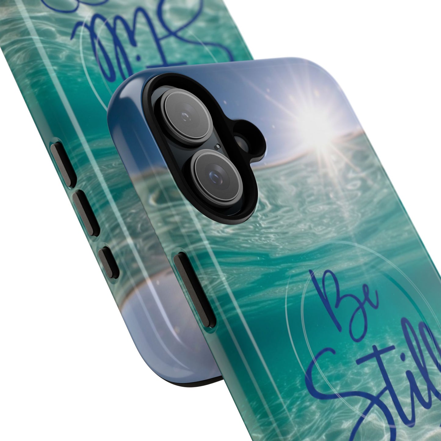 iPhone Tough Magnetic Case — "God Guides and Strengthens You" Angel Feathers Design