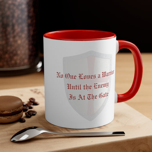 Our Heroes Collection - " At the Gate" -Accent Coffee Mug, 11oz