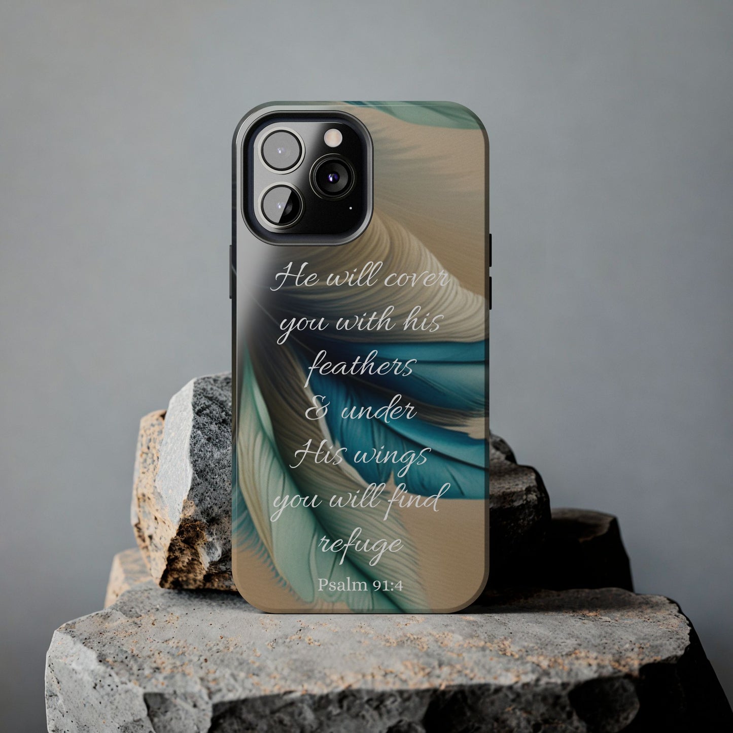 Under His Wing you will find Refuge- Tough Phone Cases