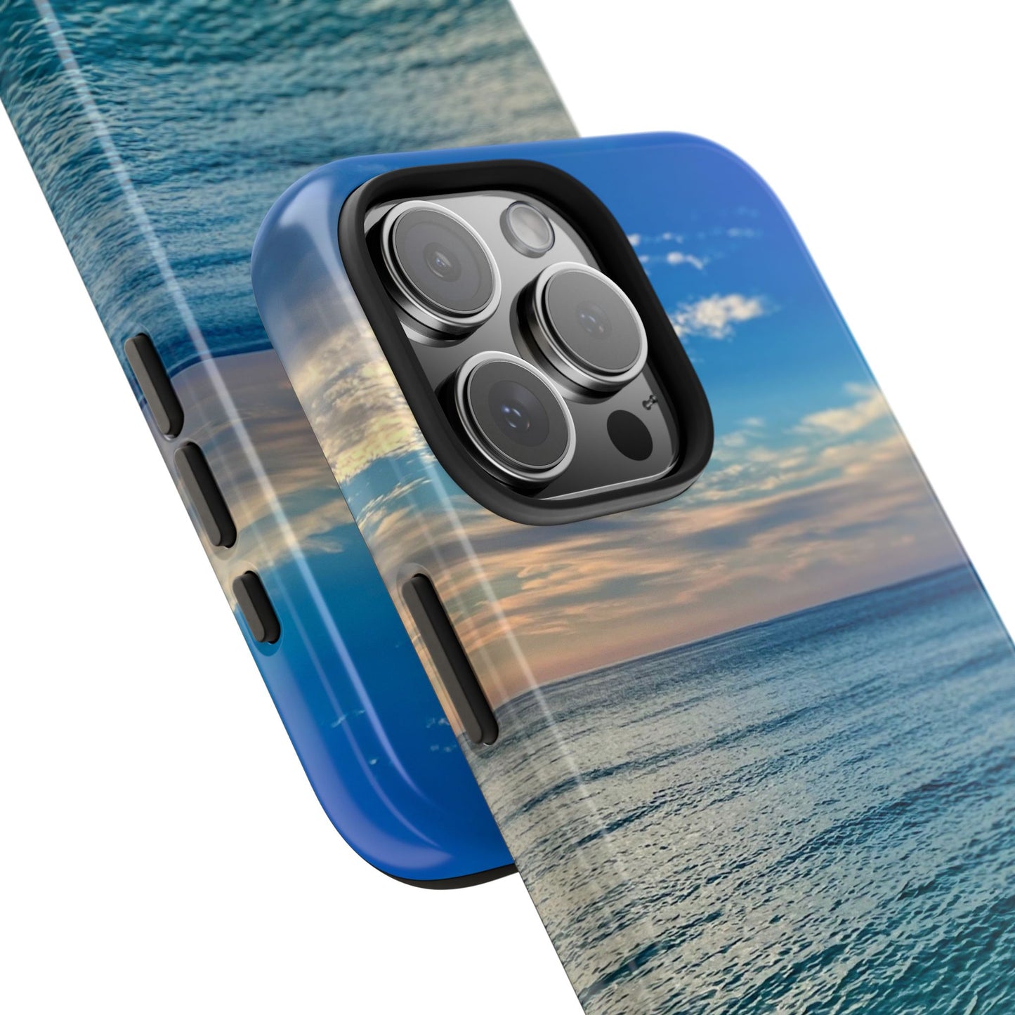 Coastal Waves Tough Phone Case — Beach Pier Sea Shore Protective Cover