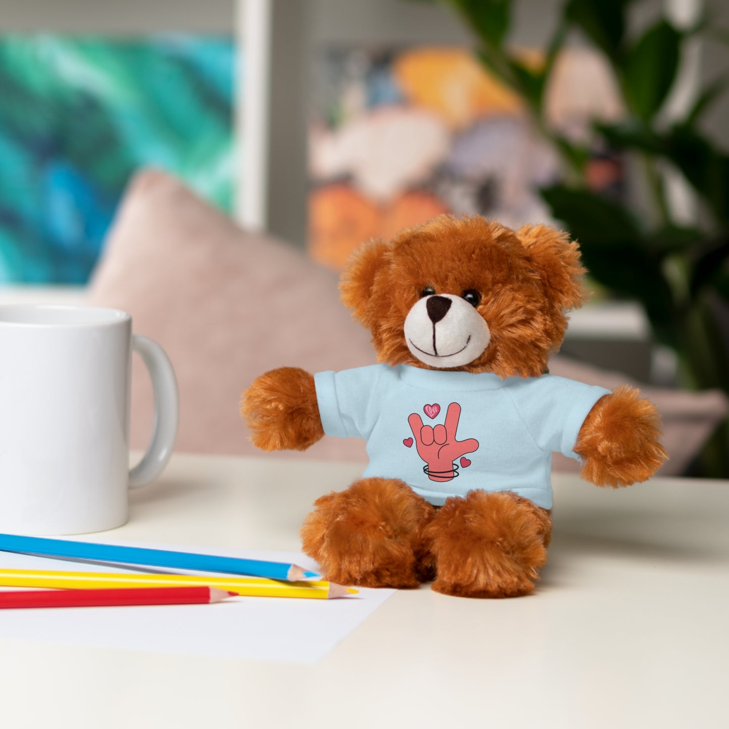 Our originals - "Love Bear "- Stuffed Animals with Tee