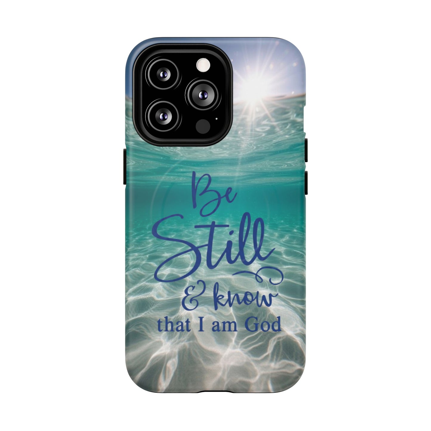 iPhone Tough Magnetic Case — "God Guides and Strengthens You" Angel Feathers Design