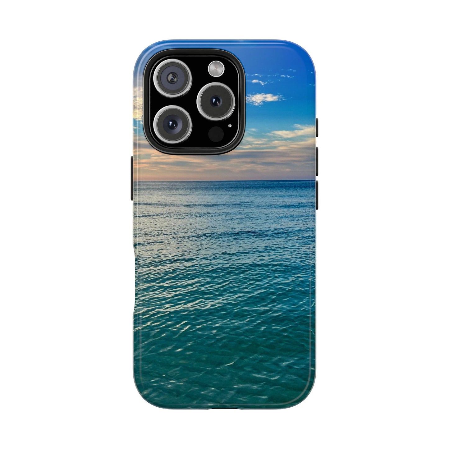 Coastal Waves Tough Phone Case — Beach Pier Sea Shore Protective Cover