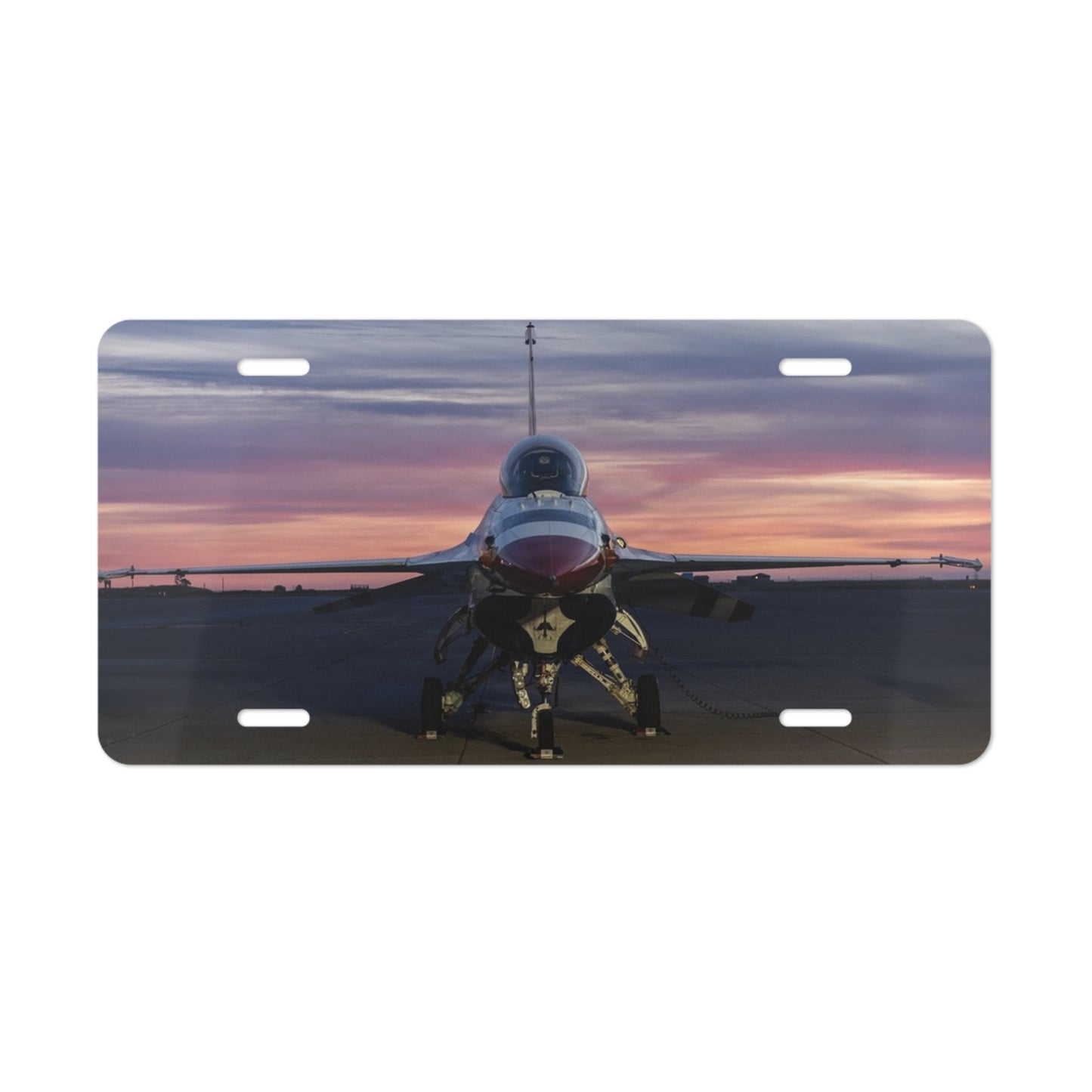 Thunderbirds Sunset Vanity License Plate – Aviation Gift