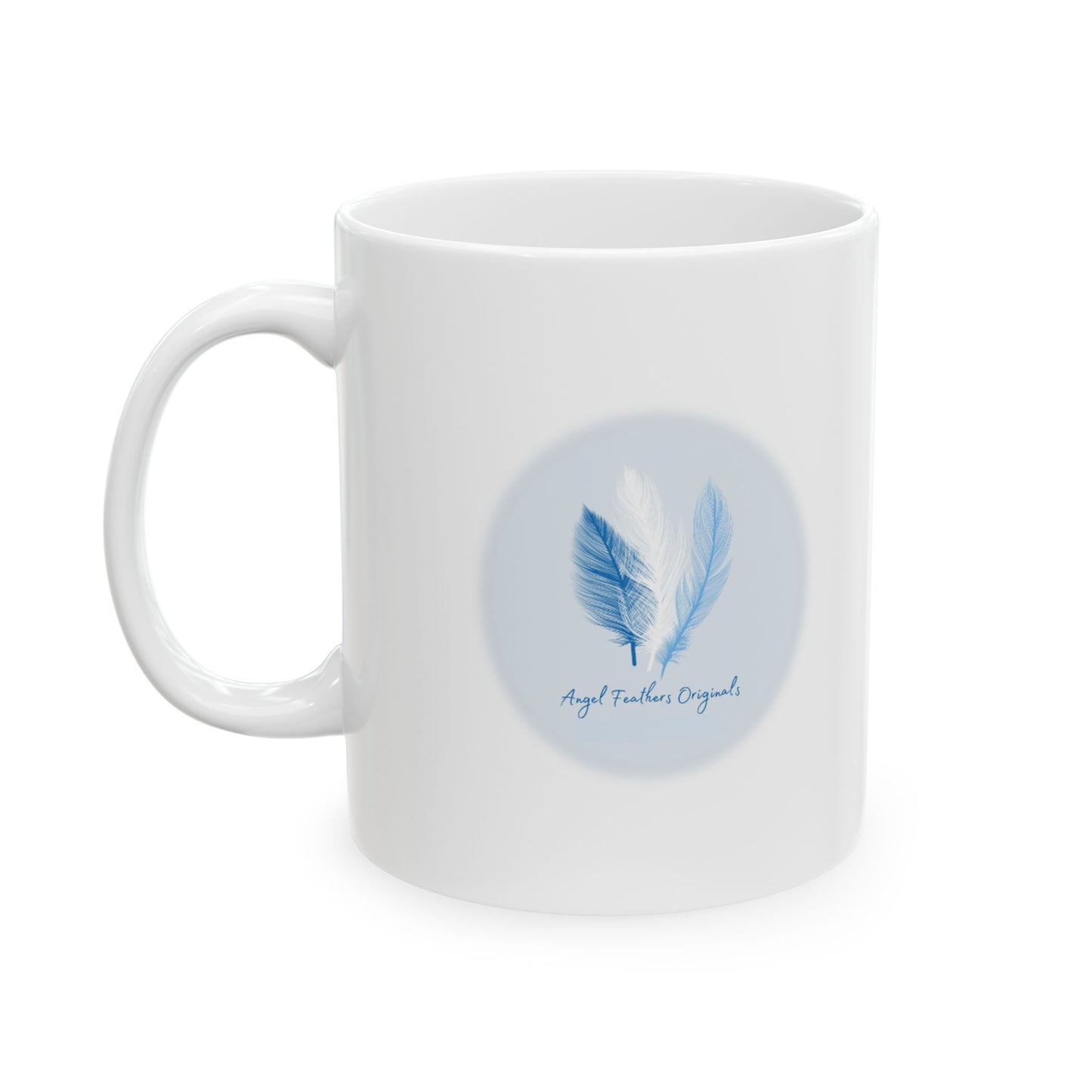 Our Original Angel Feathers 9:14 Ceramic Mug 11oz