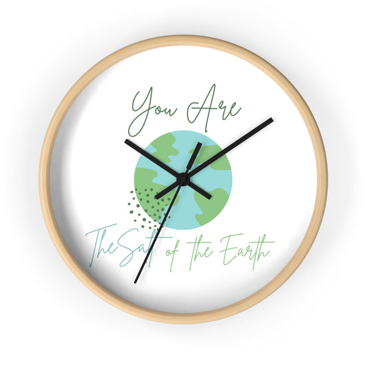 An Souther Sass original - Salt of the Earth - Wall Clock