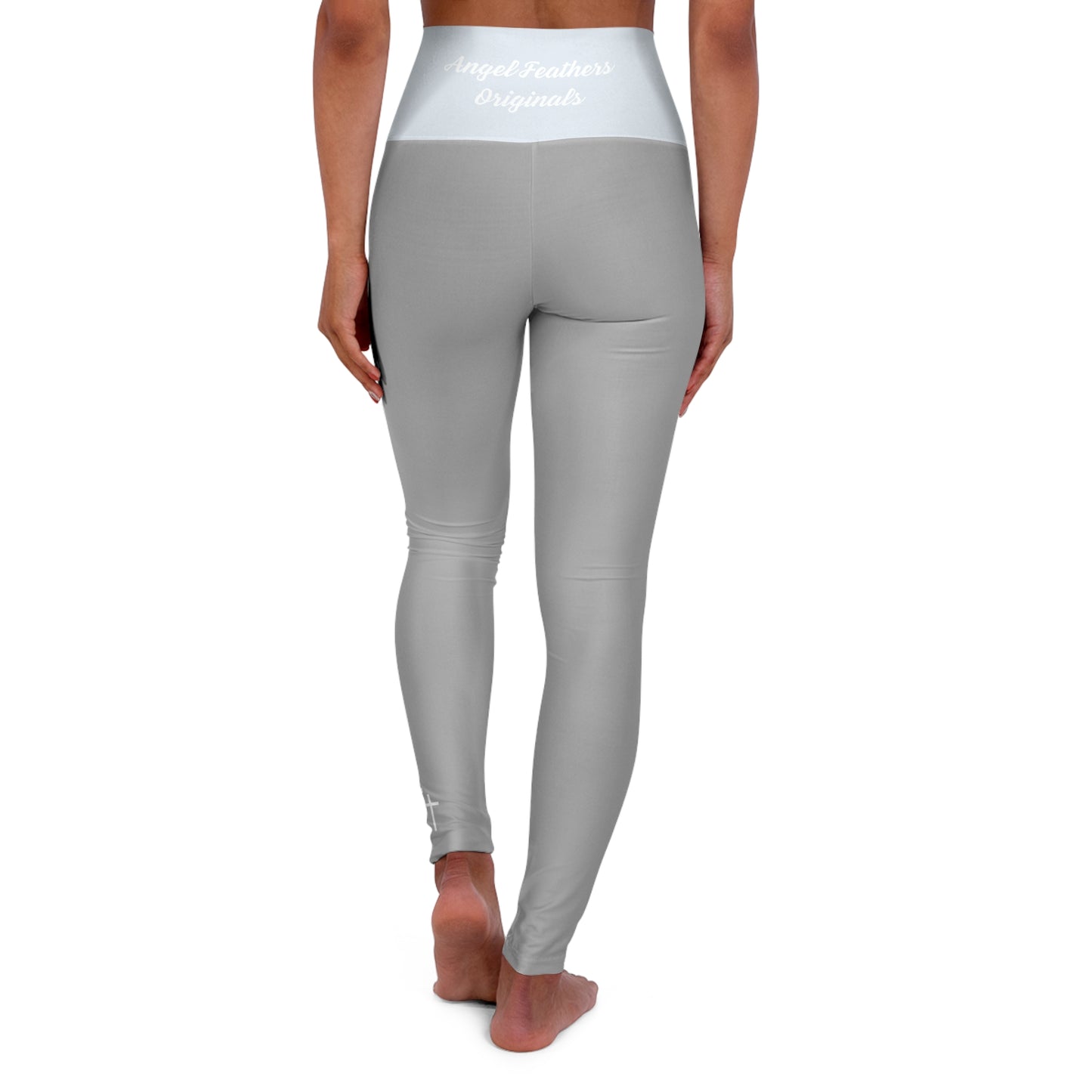 High Waisted Yoga Leggings - Three Cross Design