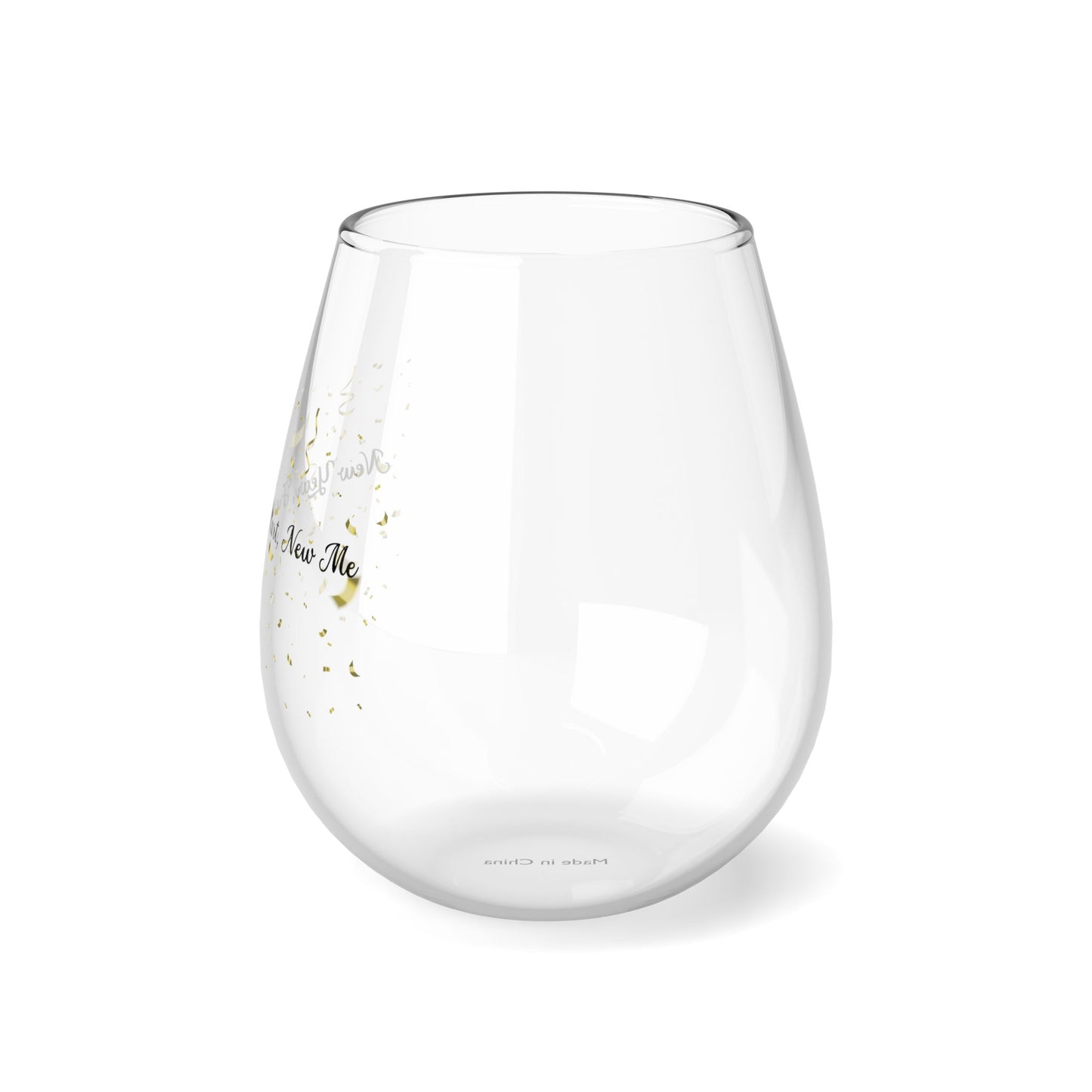 Our Southern Sass Collection " New Year, New Me" - Stemless Wine Glass, 11.75oz