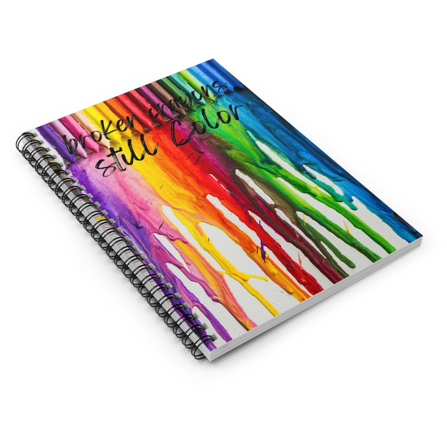 broken crayons Still Color - Spiral Notebook - Ruled Line