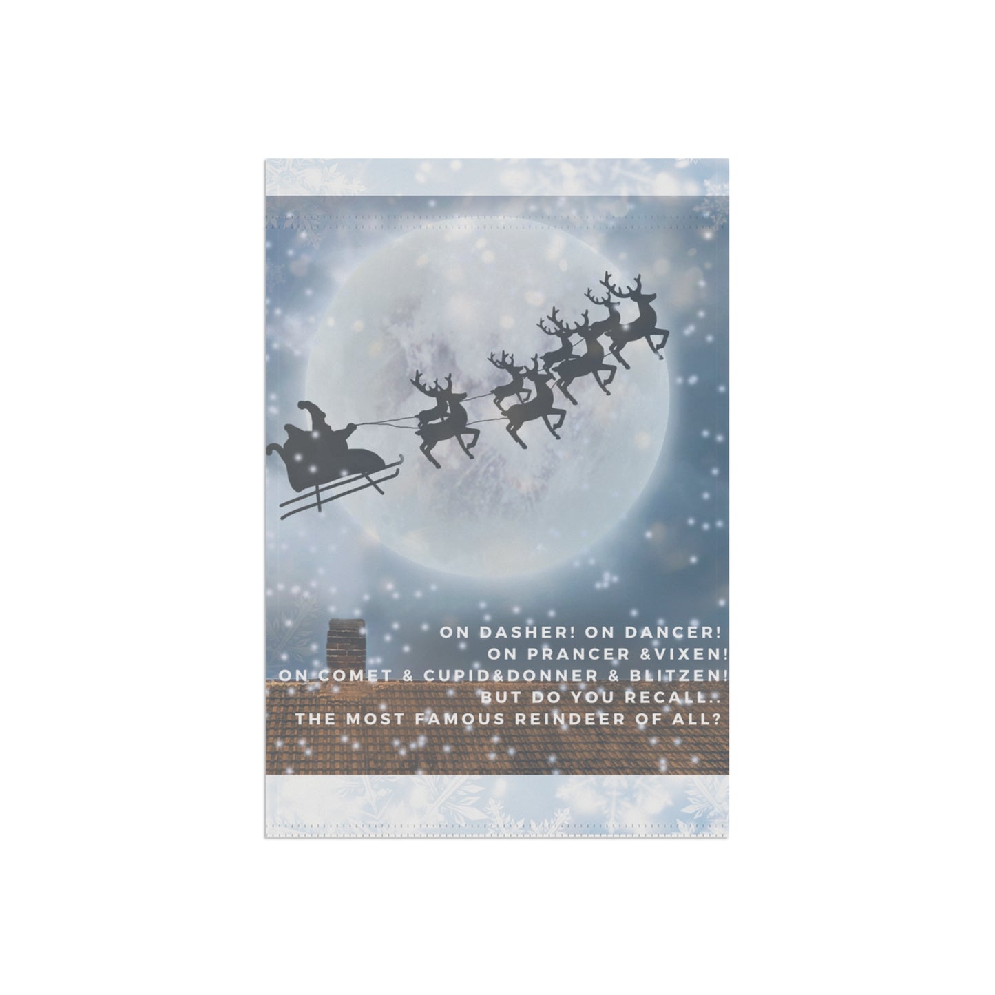 Our Southern Sass Collection - "Santa's Sleigh" Garden & House Banner