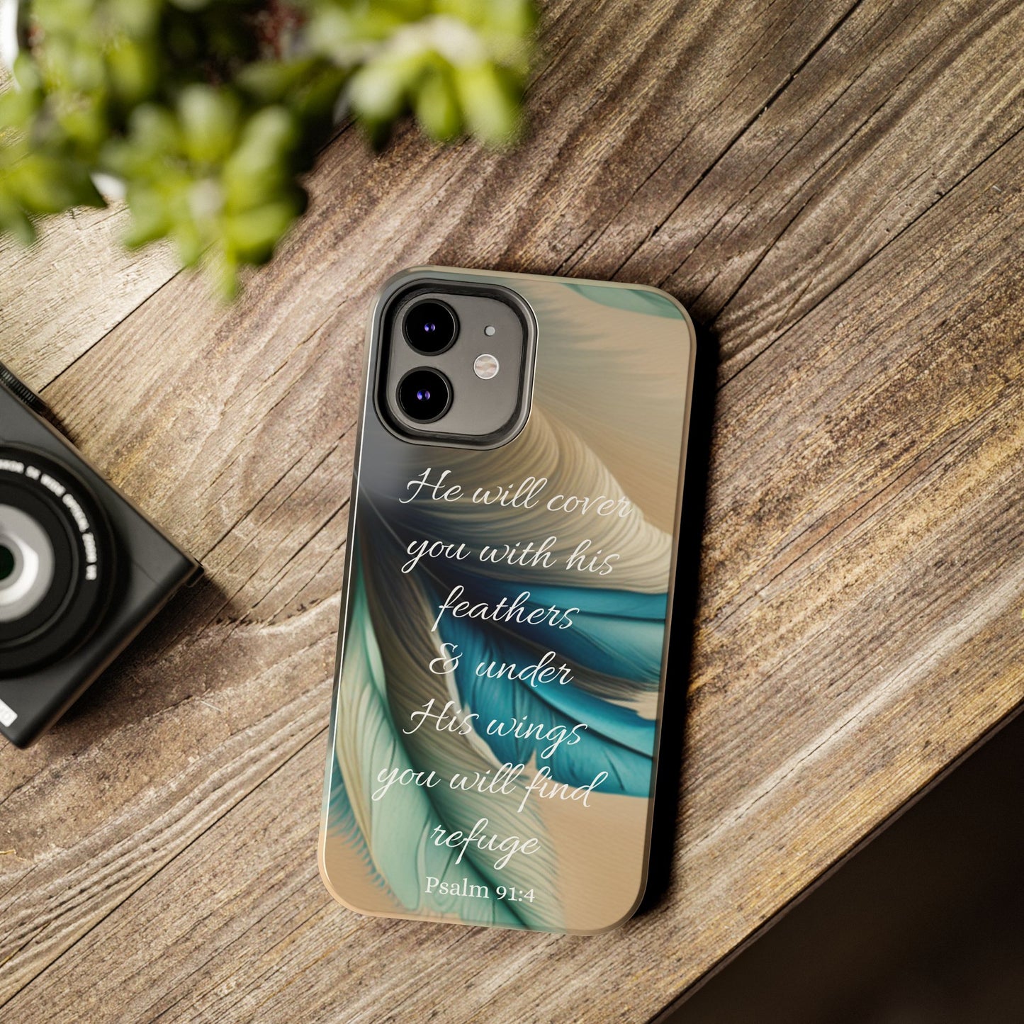 Under His Wing you will find Refuge- Tough Phone Cases