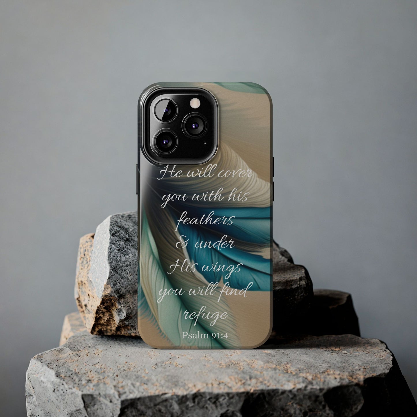 Under His Wing you will find Refuge- Tough Phone Cases