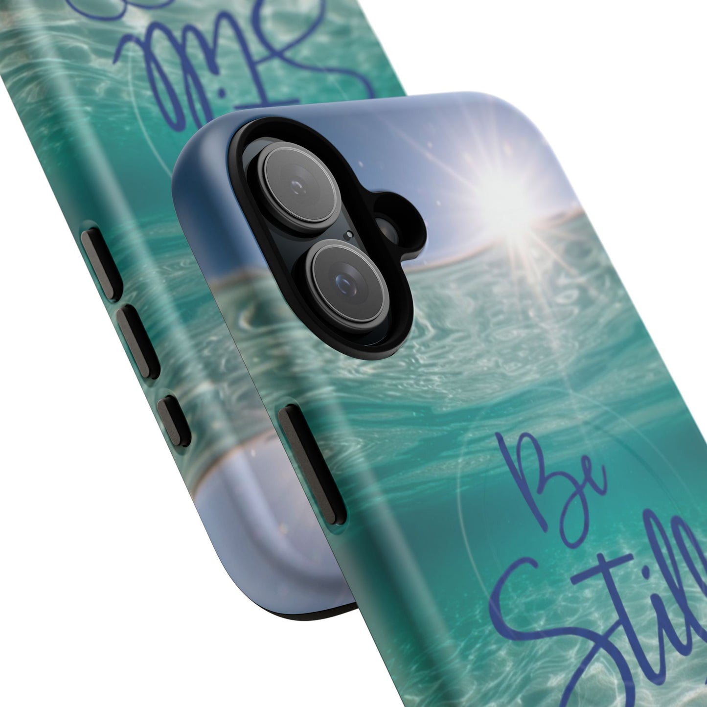 iPhone Tough Magnetic Case — "God Guides and Strengthens You" Angel Feathers Design