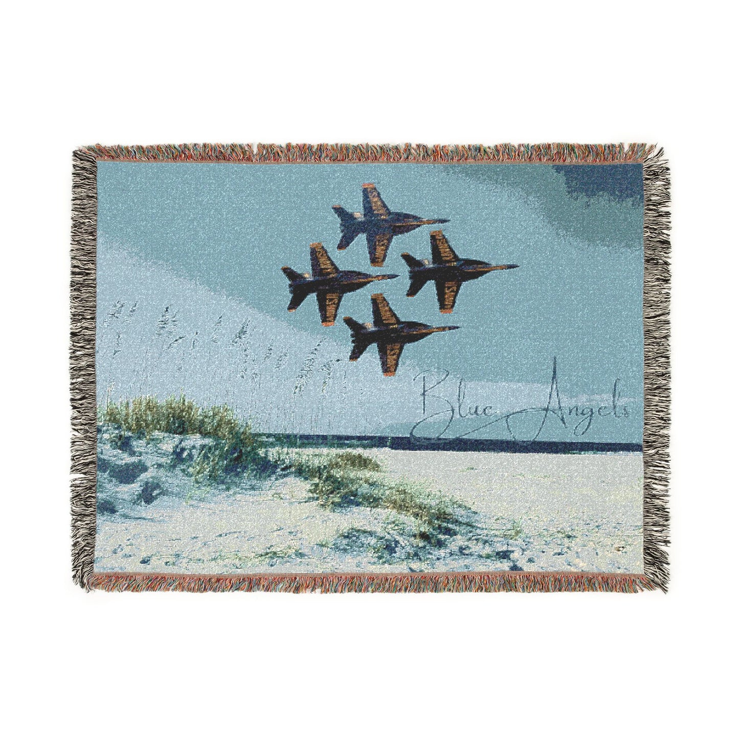 Blue Angels Woven Blanket