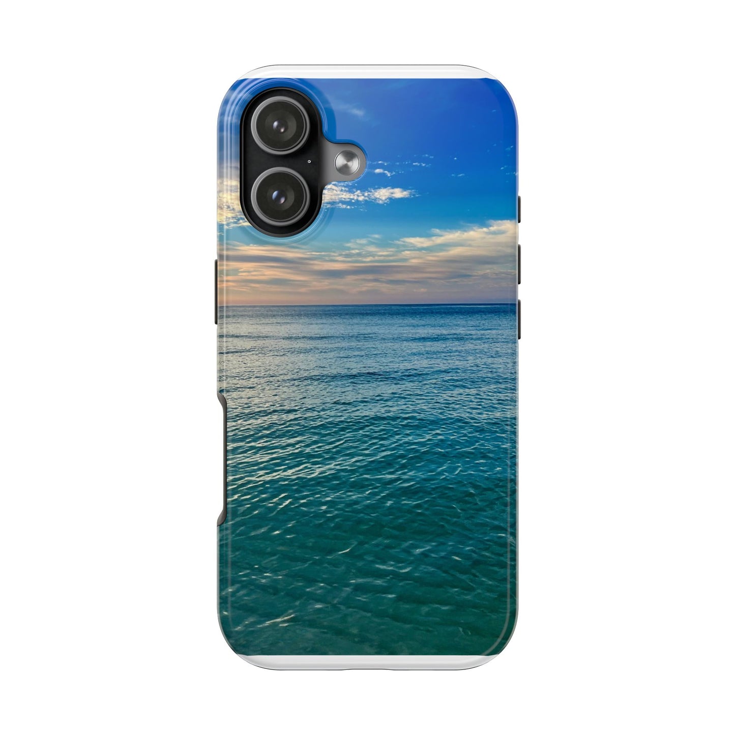 Coastal Waves Tough Phone Case — Beach Pier Sea Shore Protective Cover