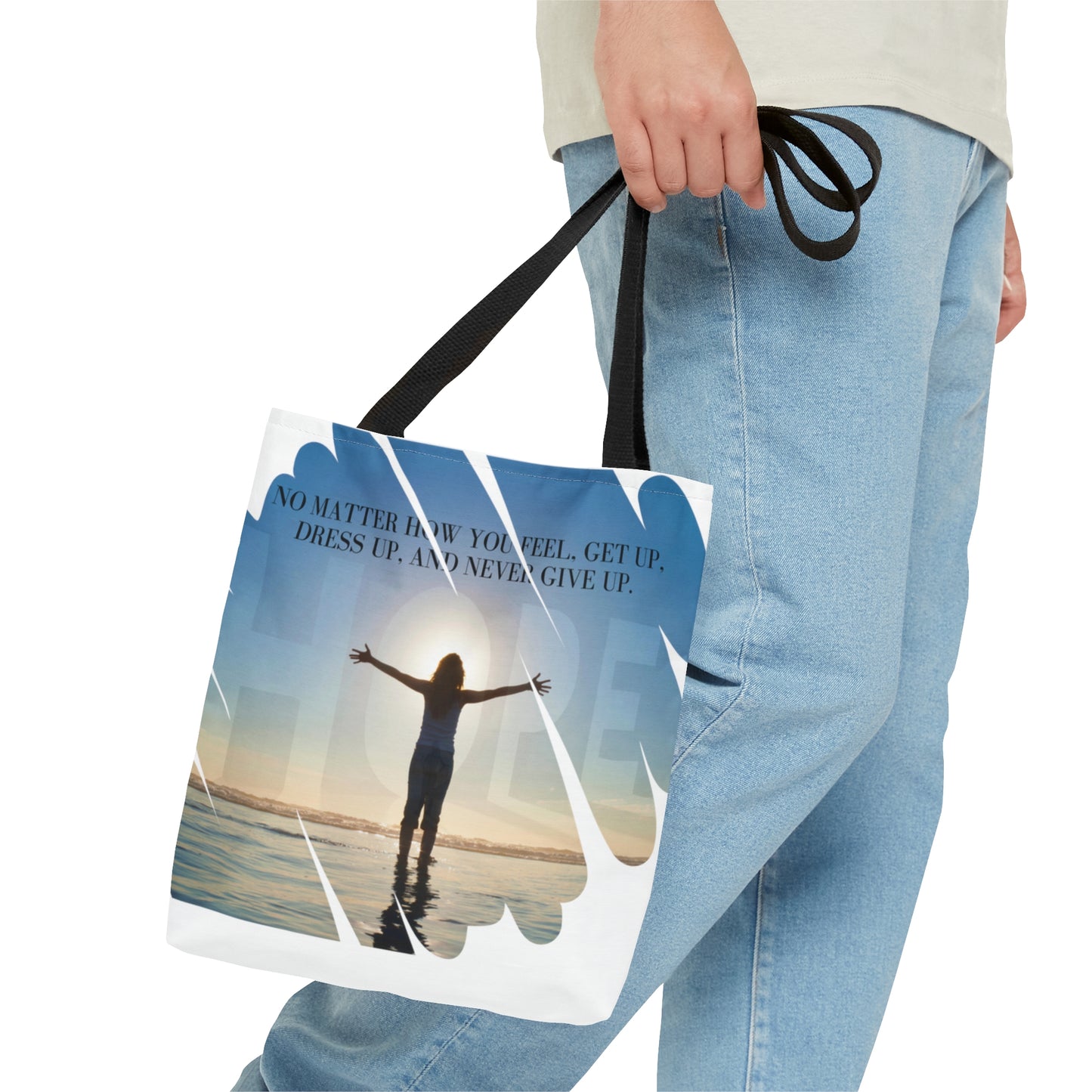 Our Southern Sass Collection - Never Give UP - Tote Bag (AOP)