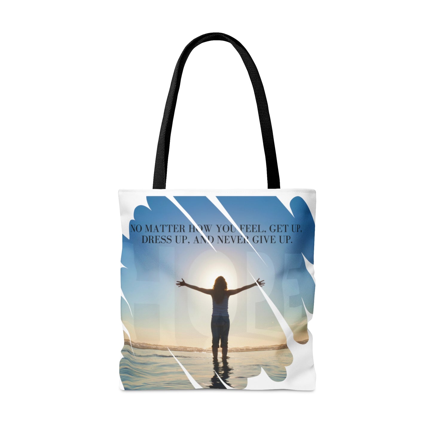 Our Southern Sass Collection - Never Give UP - Tote Bag (AOP)