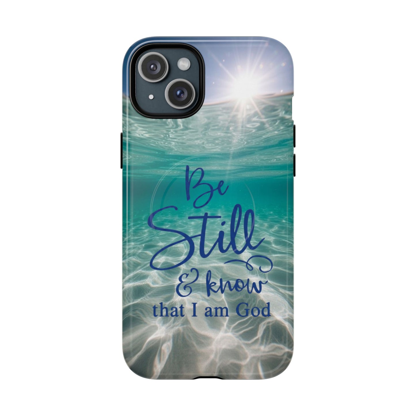 iPhone Tough Magnetic Case — "God Guides and Strengthens You" Angel Feathers Design