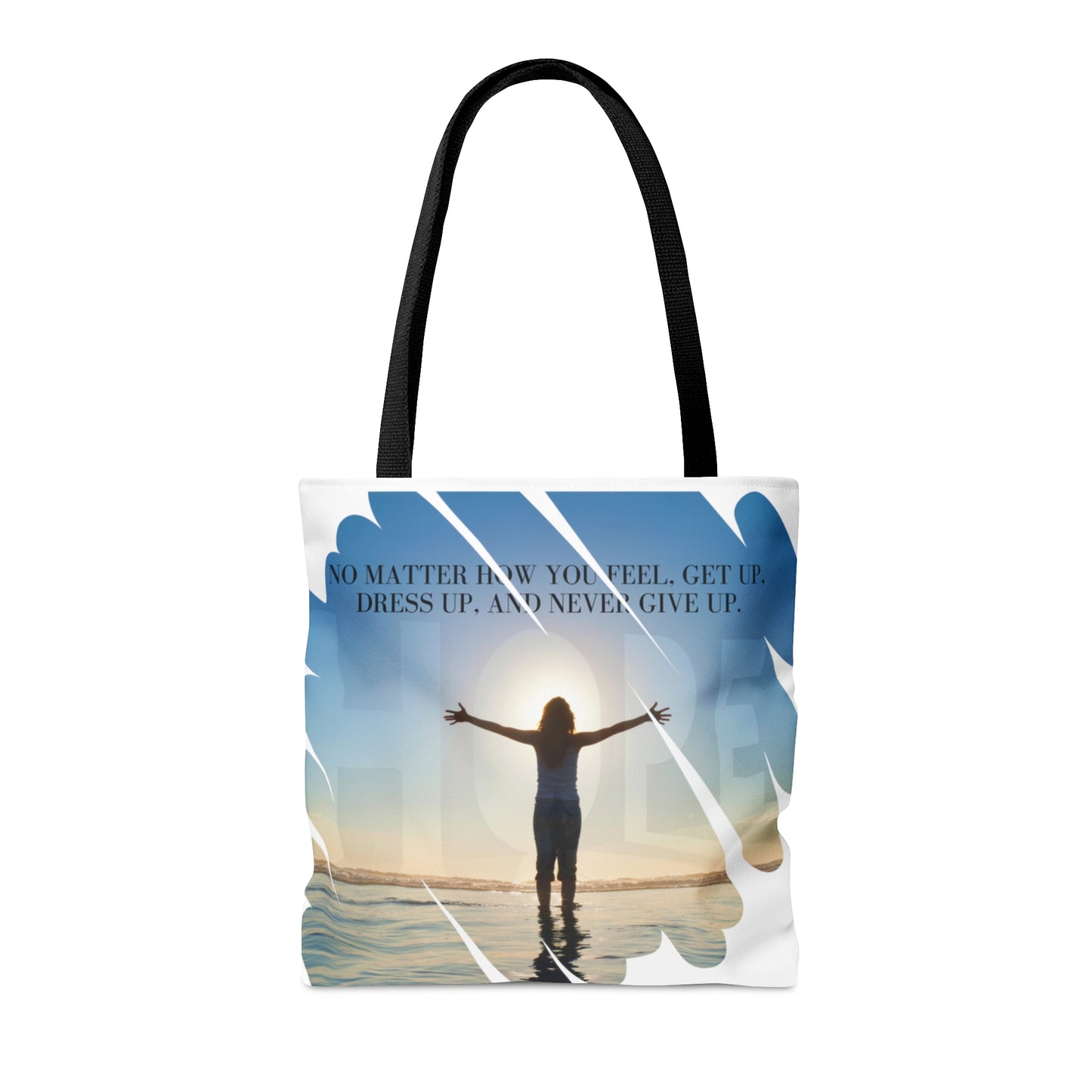 Our Southern Sass Collection - Never Give UP - Tote Bag (AOP)