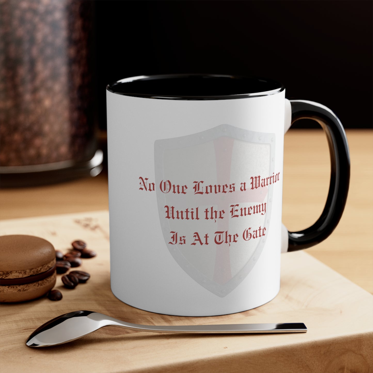 Our Heroes Collection - " At the Gate" -Accent Coffee Mug, 11oz