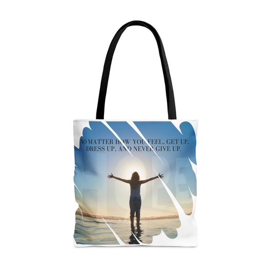 Our Southern Sass Collection - Never Give UP - Tote Bag (AOP)