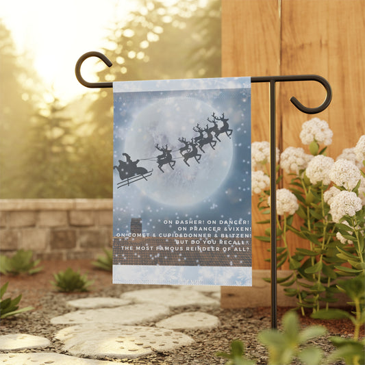 Our Southern Sass Collection - "Santa's Sleigh" Garden & House Banner