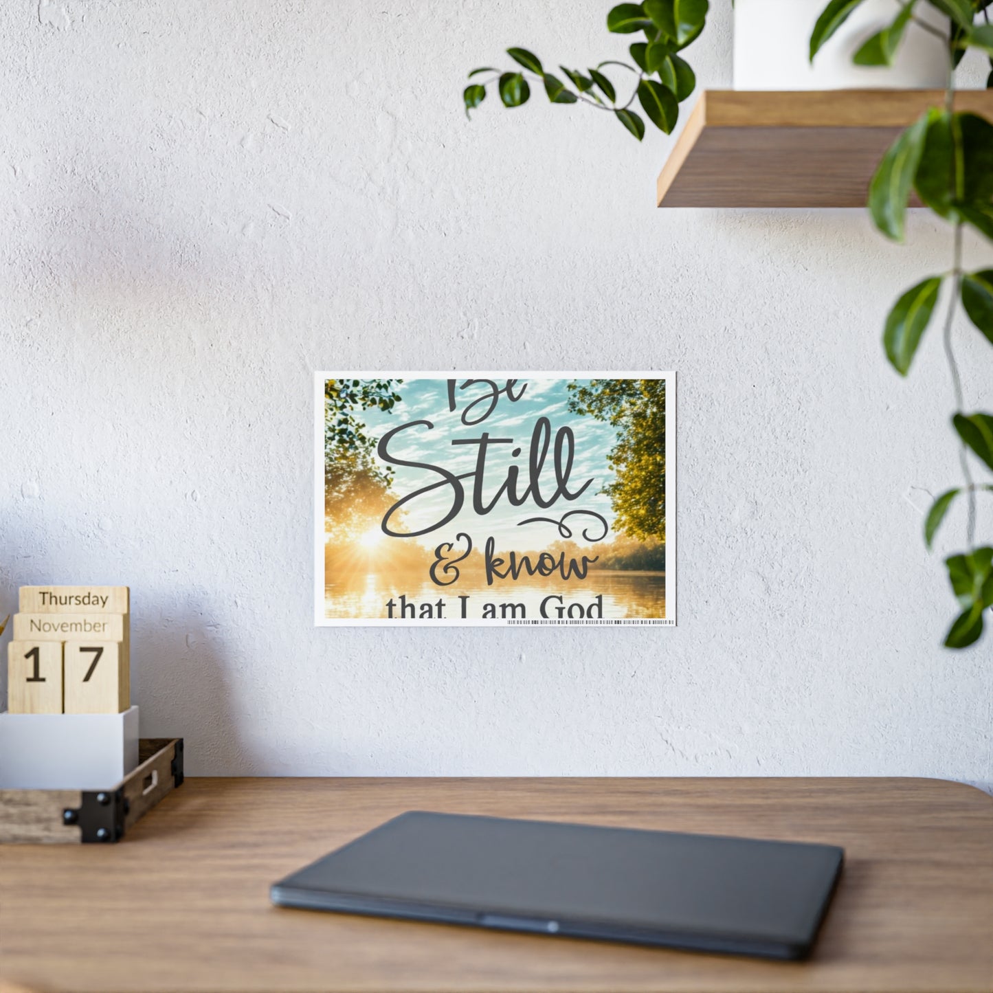 Be Still & Know Poster - Glossy
