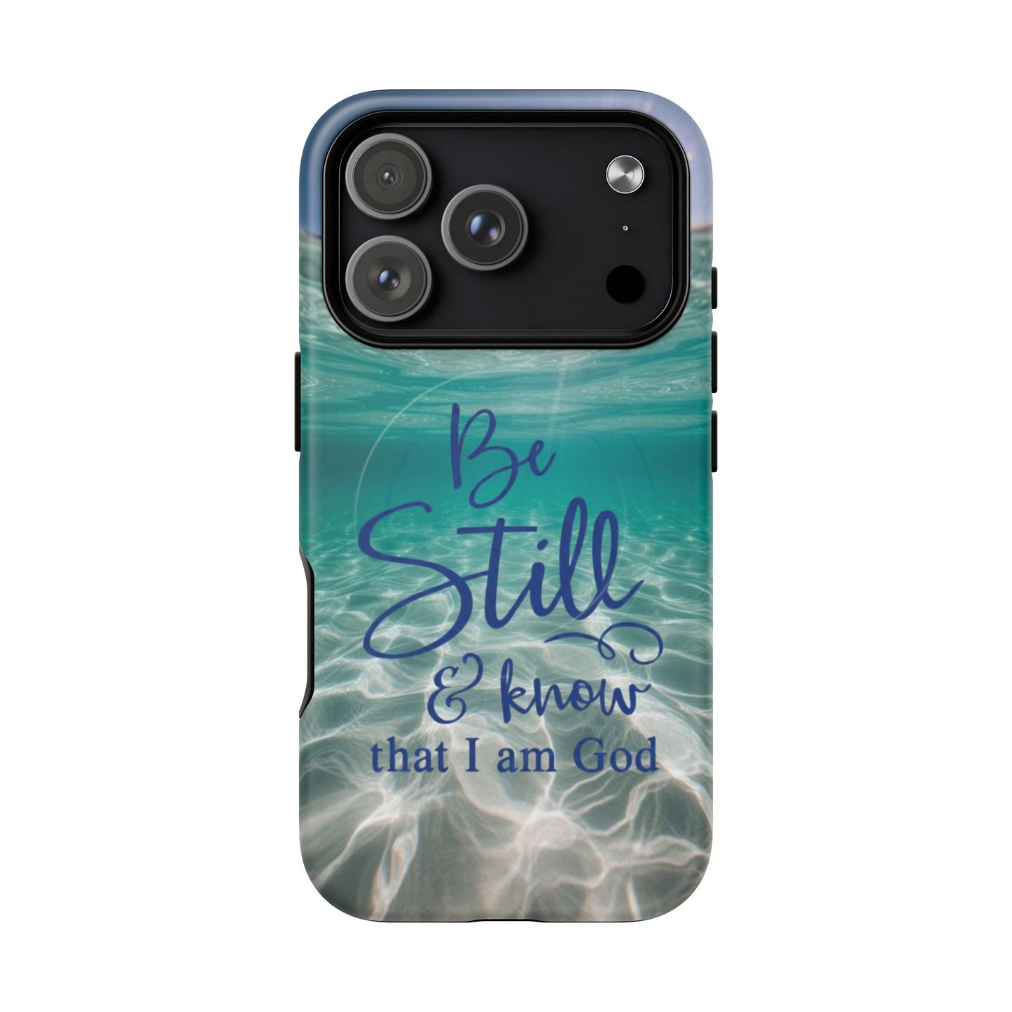 iPhone Tough Magnetic Case — "God Guides and Strengthens You" Angel Feathers Design