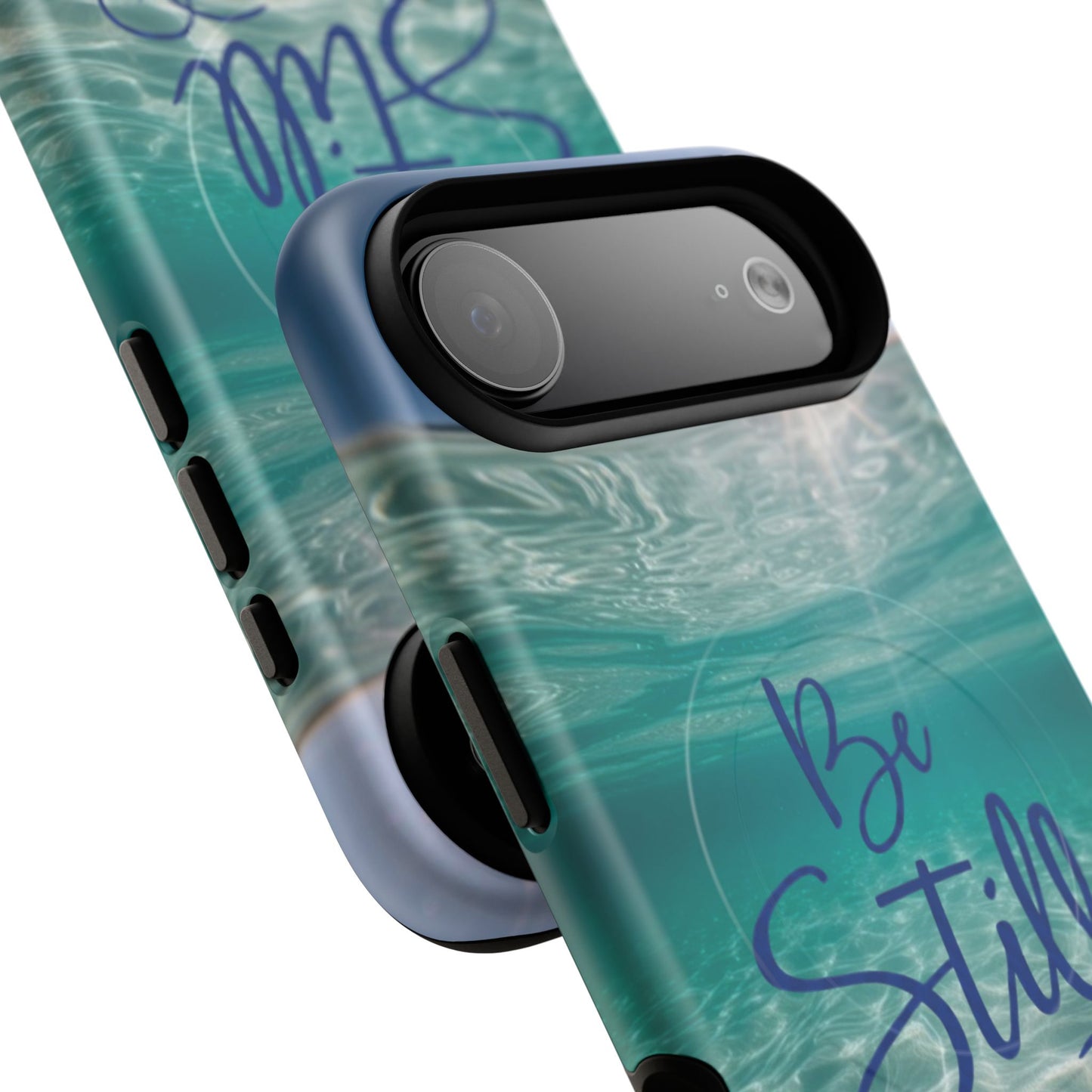 iPhone Tough Magnetic Case — "God Guides and Strengthens You" Angel Feathers Design