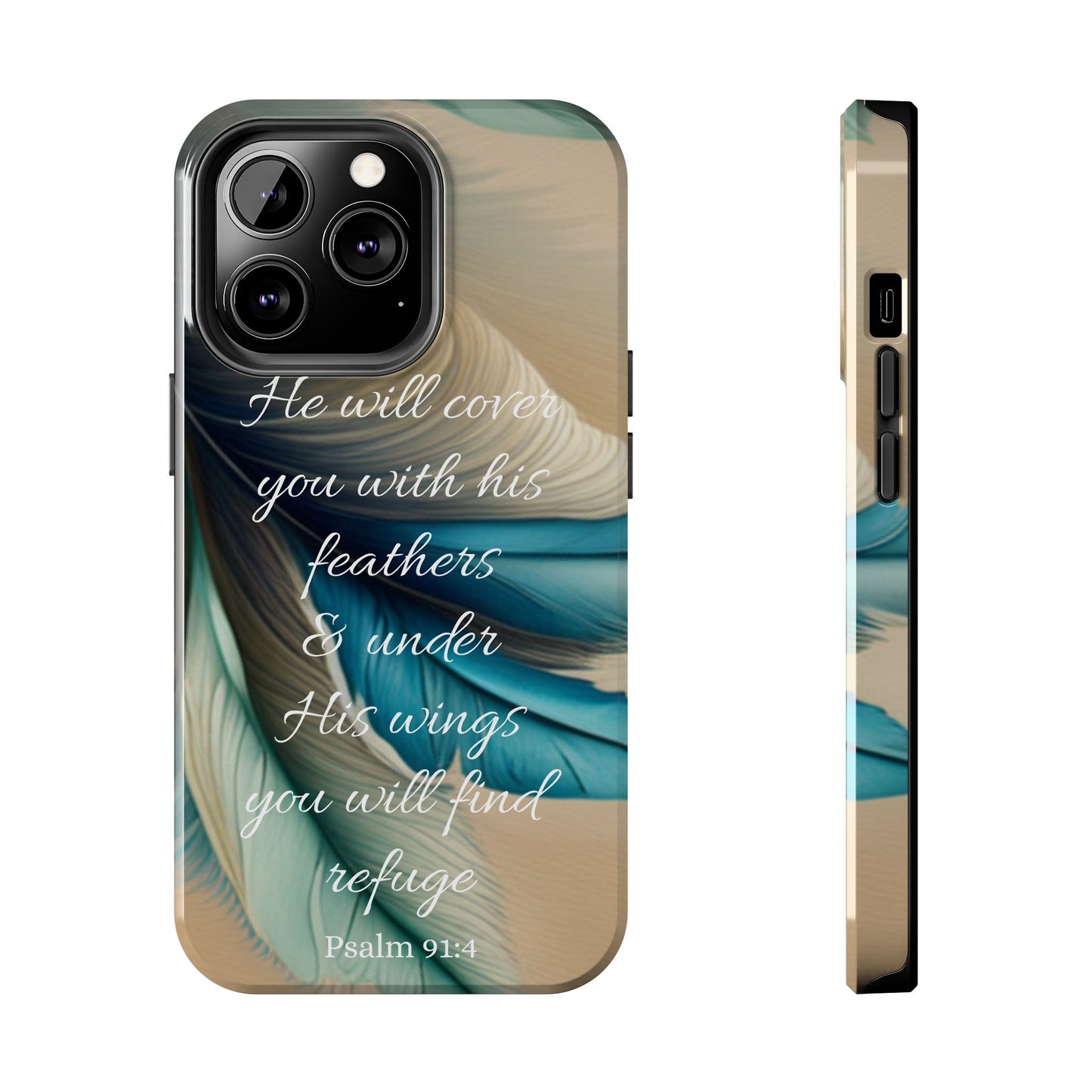 Under His Wing you will find Refuge- Tough Phone Cases