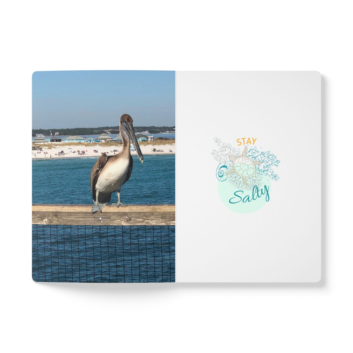 Our Sand Dollar Softcover Journal (with Inside Prints)