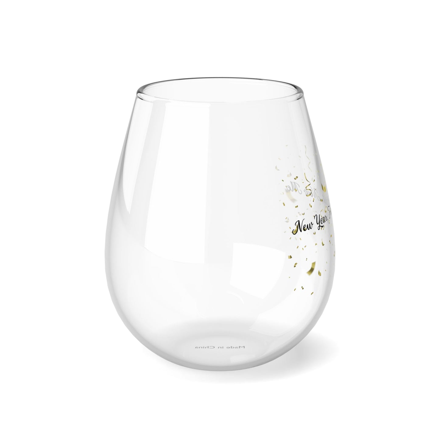 Our Southern Sass Collection " New Year, New Me" - Stemless Wine Glass, 11.75oz