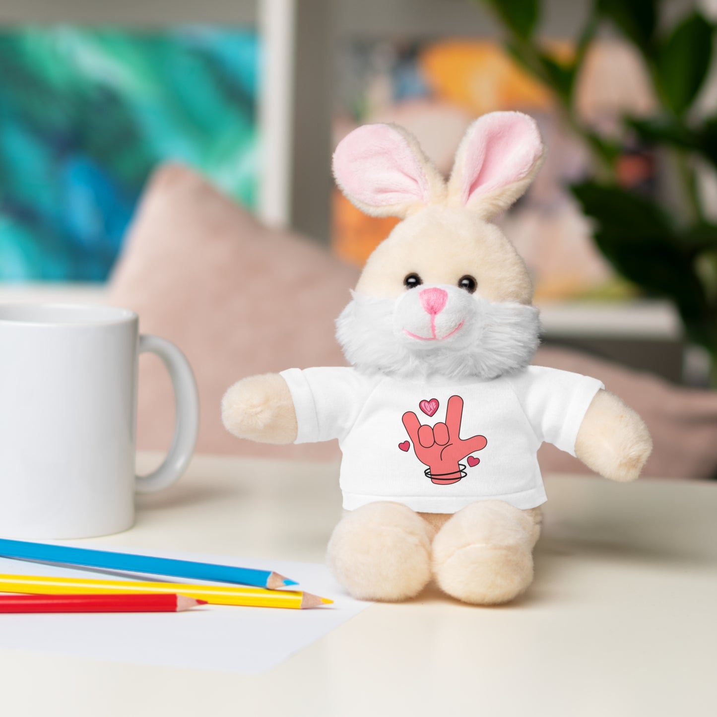 Our originals - "Love Bear "- Stuffed Animals with Tee