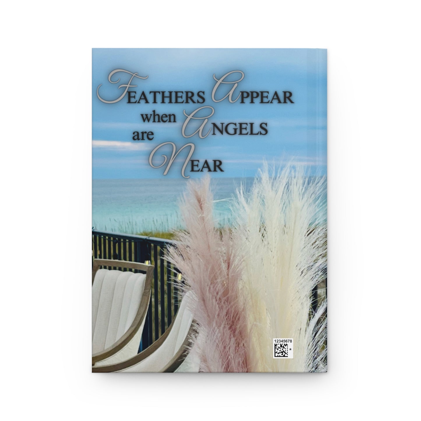 A Southern Sass Design - " Angels are Near" Hardcover Journal Matte