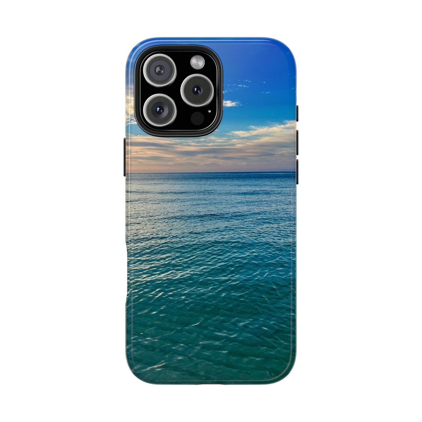Coastal Waves Tough Phone Case — Beach Pier Sea Shore Protective Cover