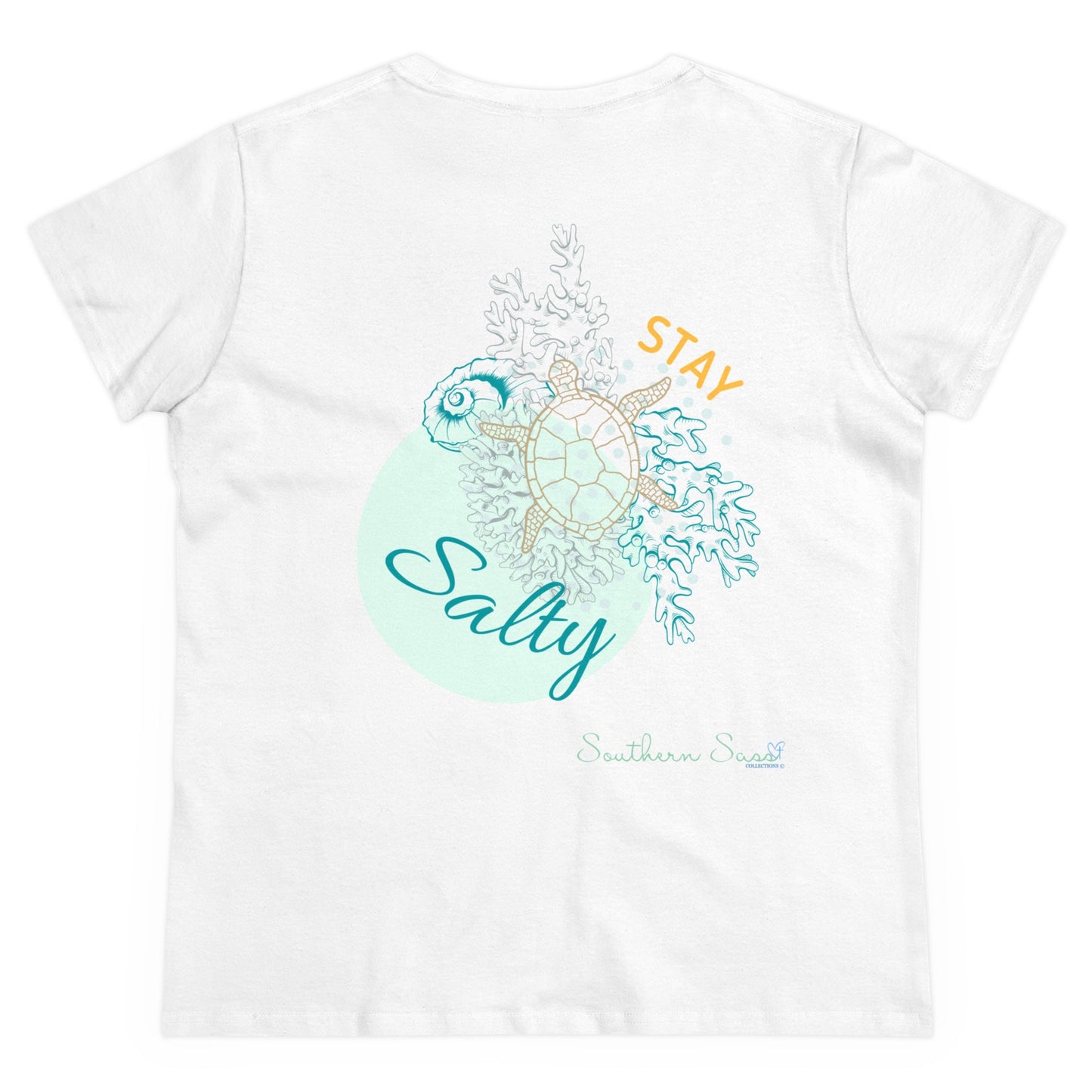 STAY SALTY © Women's Cotton Tee - Southern Sass Collection©