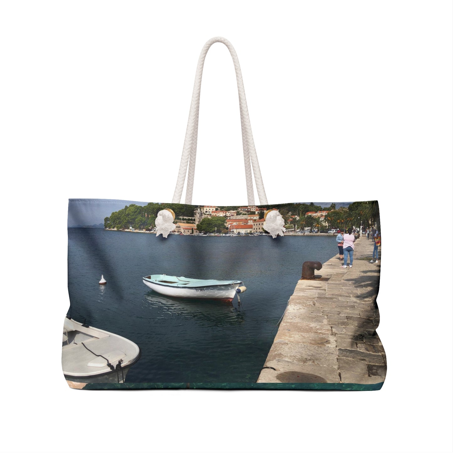 An Angel Feathers Original - "Boat Tote" Weekender Bag