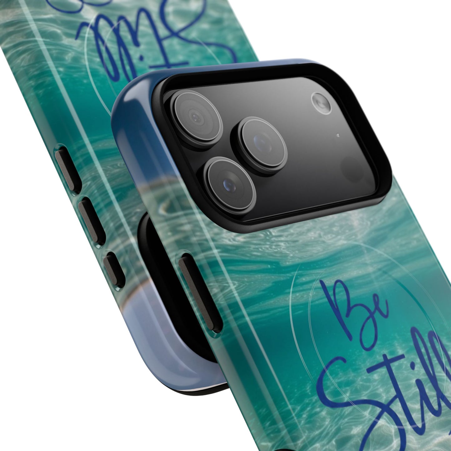 iPhone Tough Magnetic Case — "God Guides and Strengthens You" Angel Feathers Design