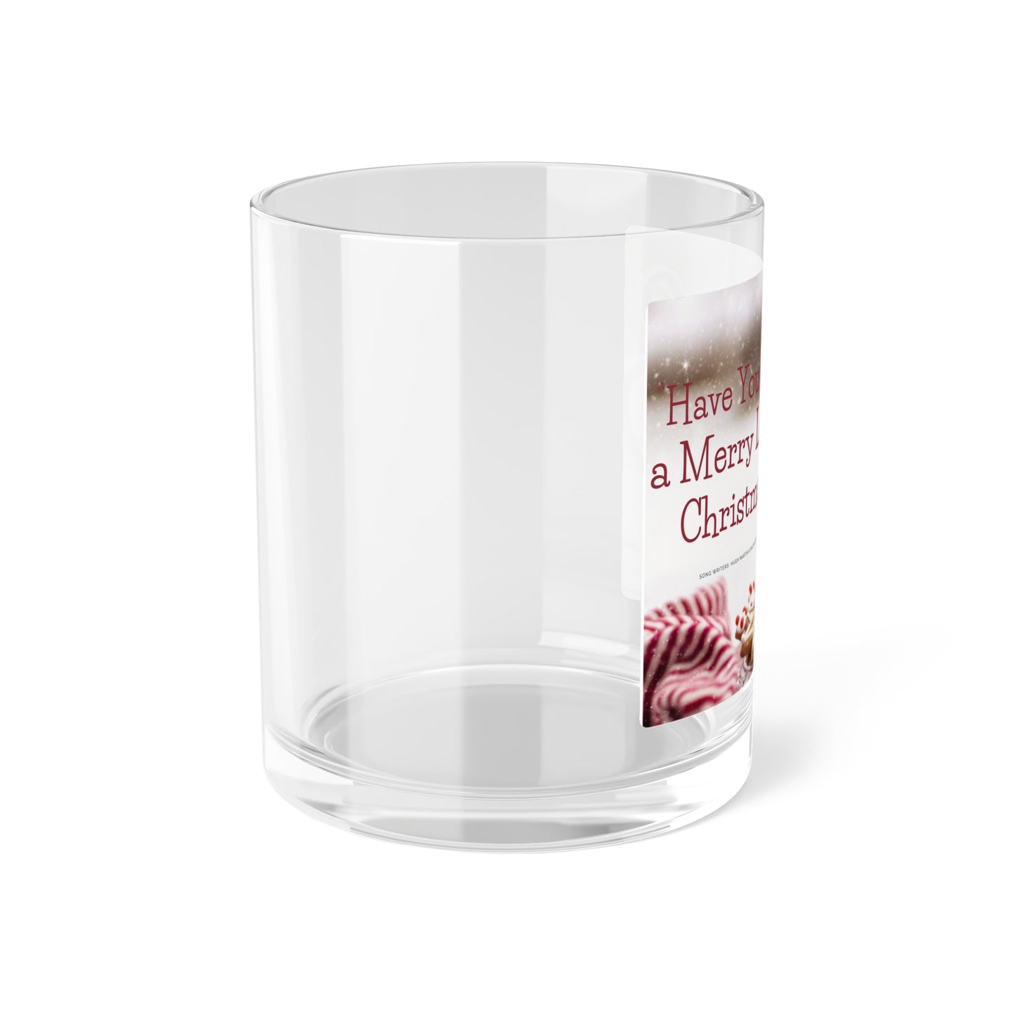 Our Southern Sass Collection - " Merry Christmas" - Bar Glass