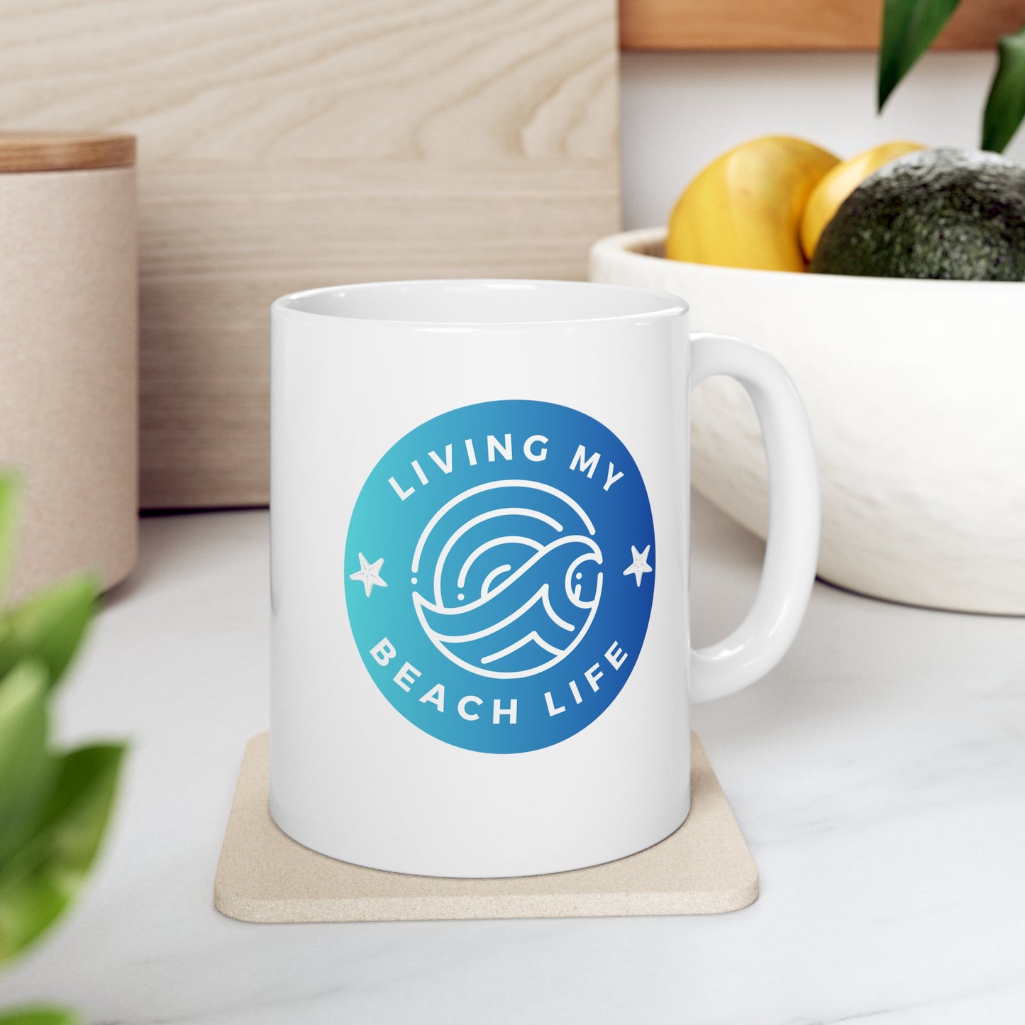 Living My Beach Life - Southern Sass Mug 11oz