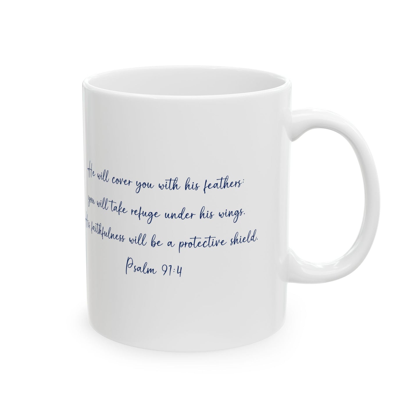 Our Original Angel Feathers 9:14 Ceramic Mug 11oz