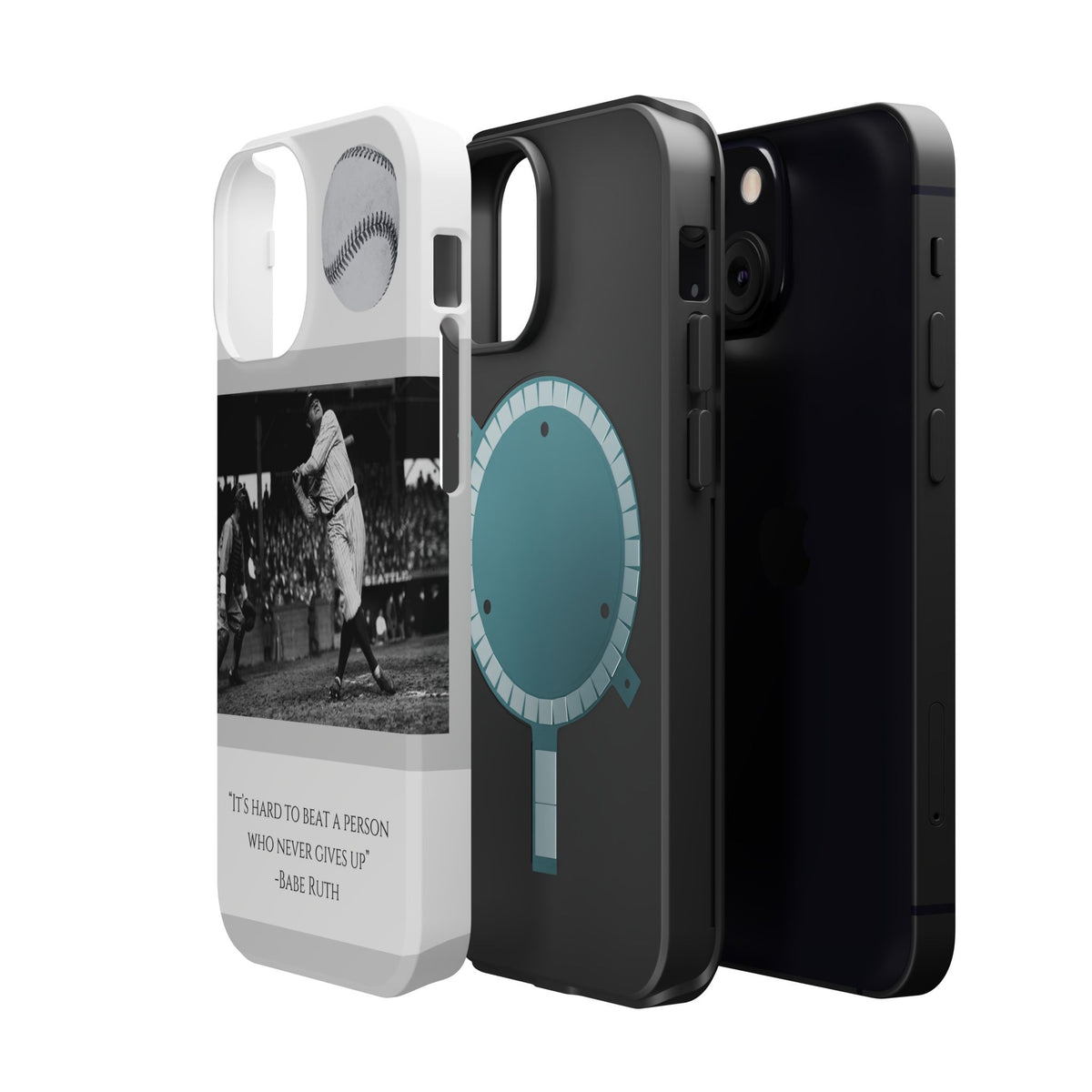 Babe Ruth Baseball Quote Phone Case — Magnetic Impact-Resistant Cover