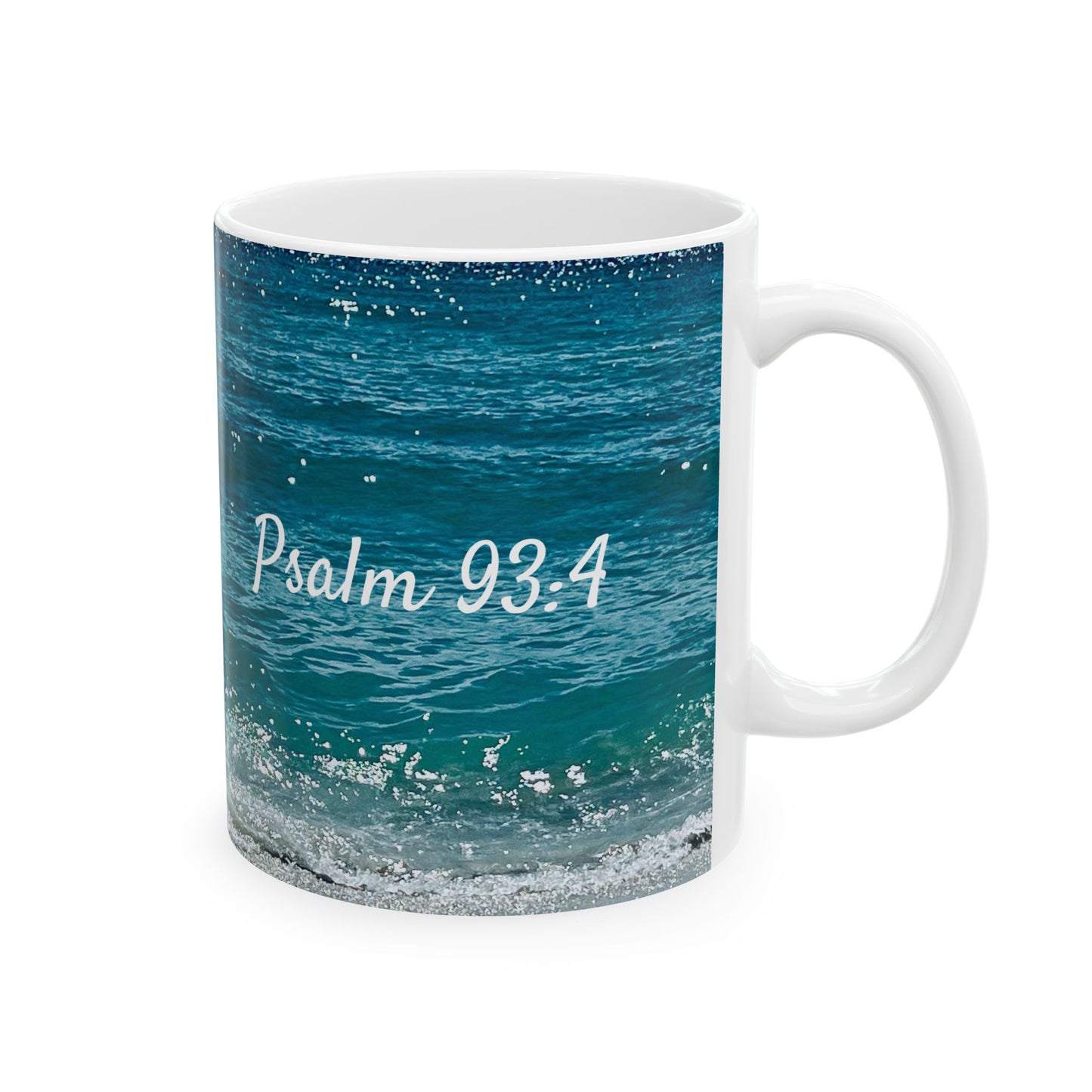 MIGHTIER than the Waves Ceramic Mug 11oz