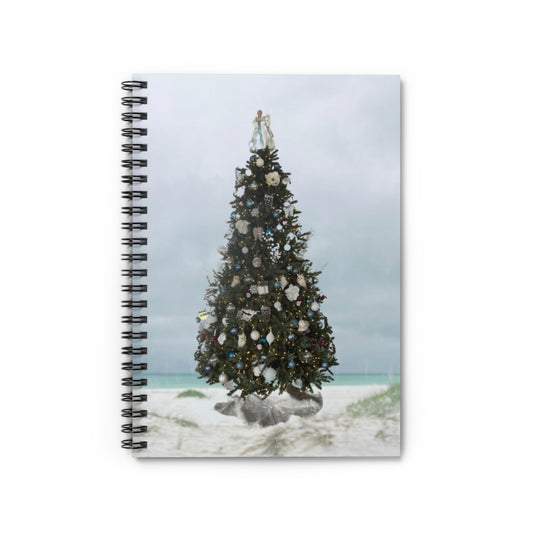 An Angel Feathersa Original - Christmas Journal - Spiral Notebook - Ruled Line